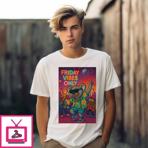 Koala Hawaiian Friday Vibes Only T-Shirt