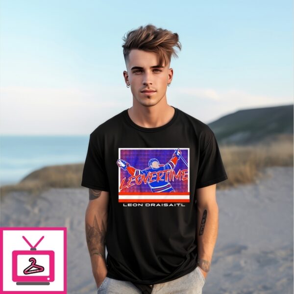 Leon Draisaitl Leovertime Edmonton Oilers T-Shirt