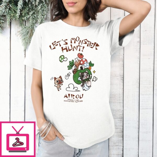 Let’S Monster Hunter Diary Airou Felyne T-Shirt