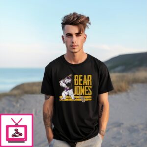 Lsu Baseball Jared Jones Bear T-Shirt