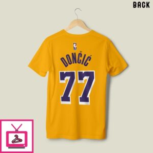 Luka Doncic Los Angeles Lakers Edition Name &Amp Number T-Shirt