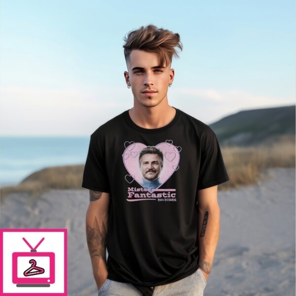 Marvel The Fantastic Four First Steps Mister Fantastic Hearts T-Shirt