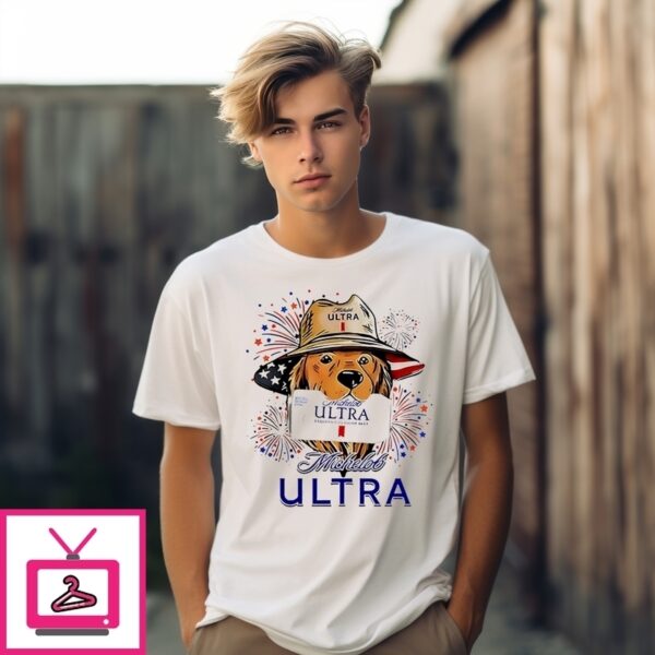 Michelob Ultra Dog 4Th Of July T-Shirt