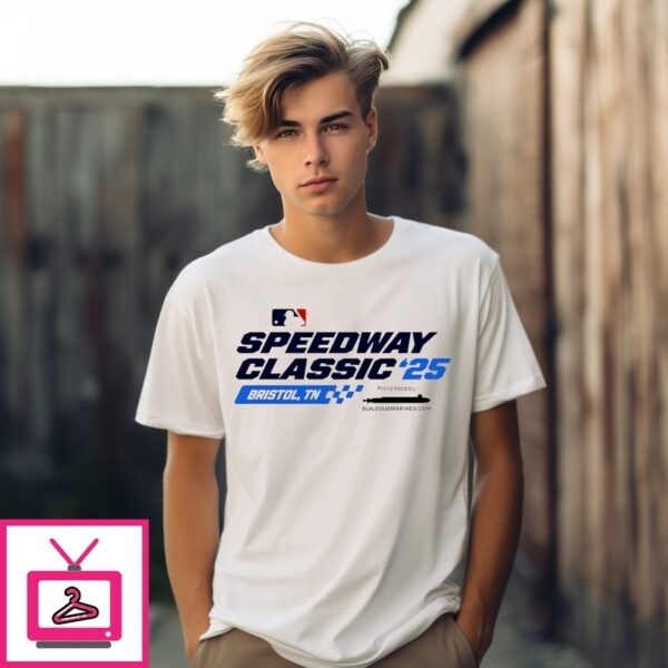 Mlb Mlb Speedway Classic Presented 2025 Logo T-Shirt