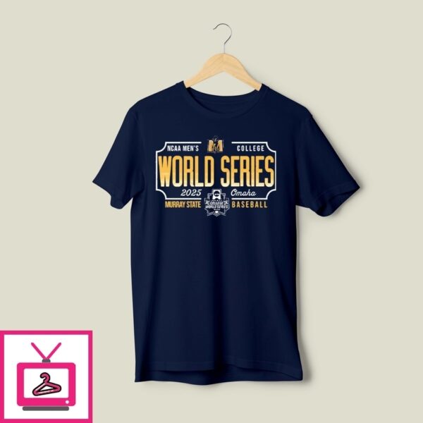 Murray State Racers Ncaa Men’S 2025 College World Series Baseball T-Shirt