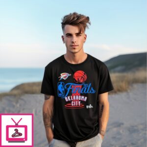 Nba Finals Oklahoma City Thunder 2025 Skyline Trophy T-Shirt