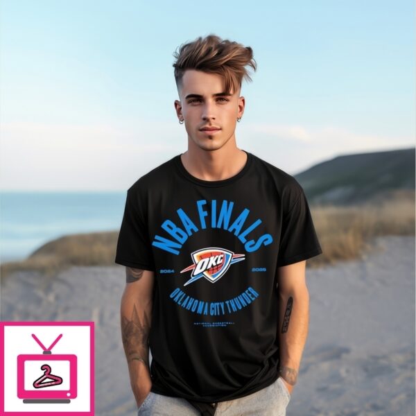 Oklahoma City Thunder 2025 Nba Finals Playoffs Circle T-Shirt