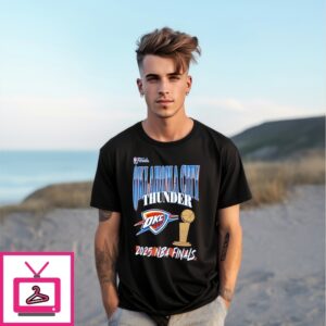Oklahoma City Thunder 2025 Nba Finals Trophy Logo T-Shirt
