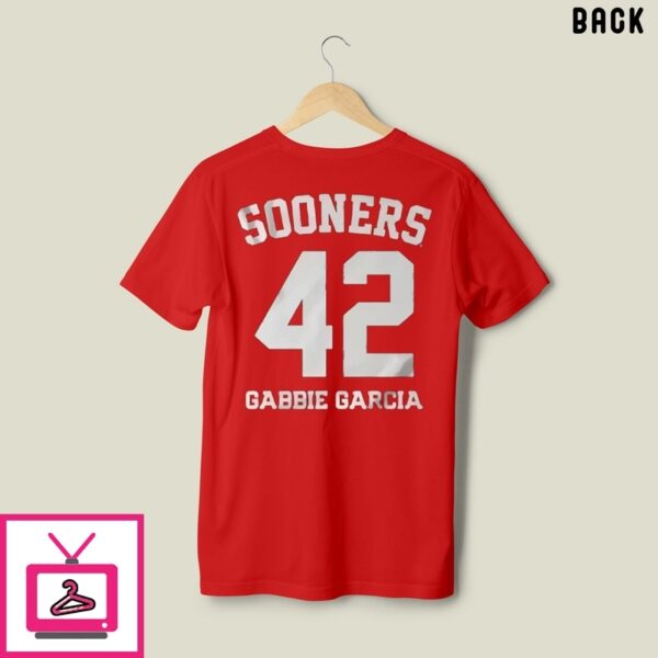 Oklahoma Softball Gabbie Garcia 42 T-Shirt