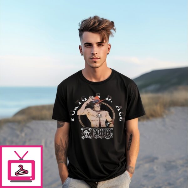 One Piece Portgas D Ace Portrait T-Shirt