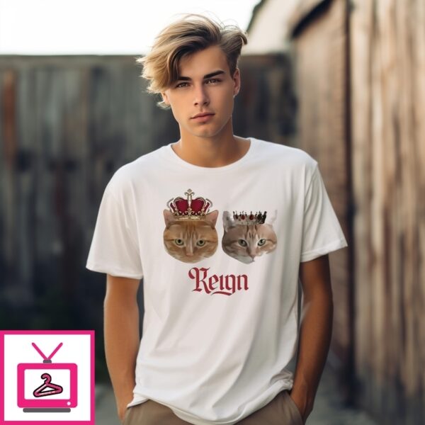 Paul Maurice Wearing Cat King Reign T-Shirt