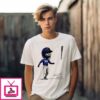 Pete Crow-Armstrong Chicago Cubs Batflip Big Head Signature T-Shirt