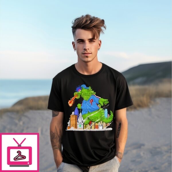 Phillie Phanatic Phanzilla  Philadelphia Phillies Mascot T-Shirt