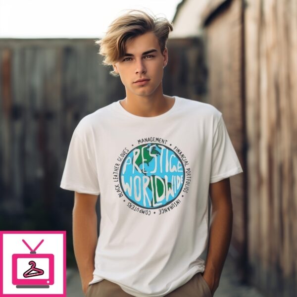Prestige Worldwide – Weiß Essential T-Shirt
