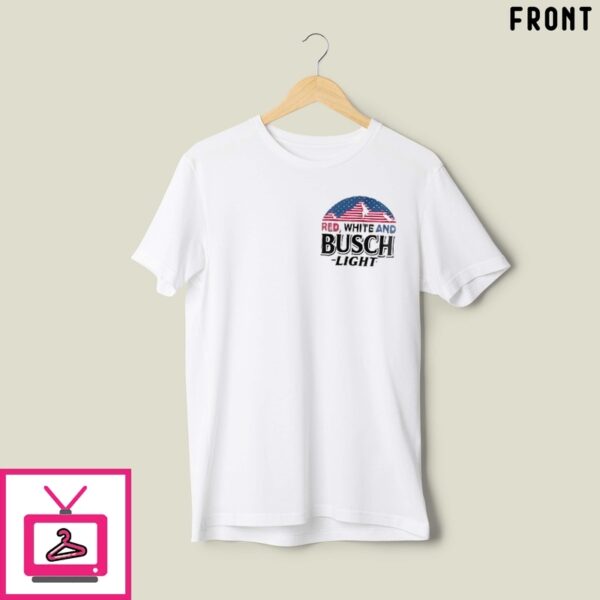 Red White And Busch Light Trump Hotter Than A Hoochie Coochie T-Shirt