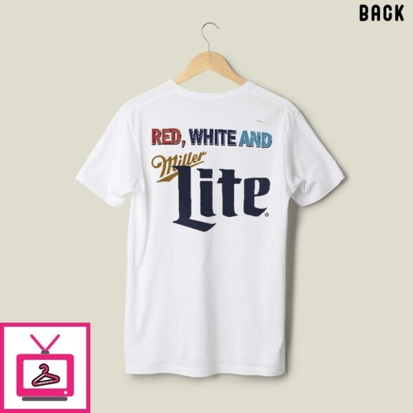 Red White And Miller Lite T-Shirt
