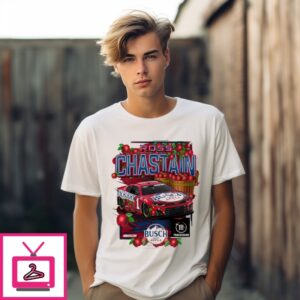 Ross Chastain 2025 Busch Light Apple Racing T-Shirt