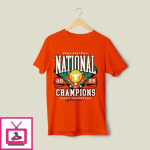Texas Longhorns Ncaa Softball 2025 National Champs T-Shirt