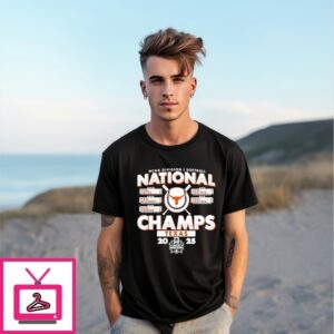 Texas Longhorns Ncaa Softball National Champions 2025 Schedule T-Shirt