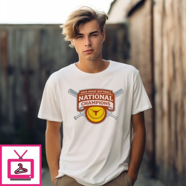 Texas Longhorns Ncaa Softball National Champions ’25 Logo T-Shirt