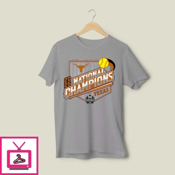 Texas Longhorns Softball National Champs 2025 Wcws T-Shirt