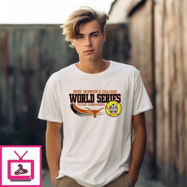 Texas Longhorns Women’S Softball 2025 Cws Championship T-Shirt