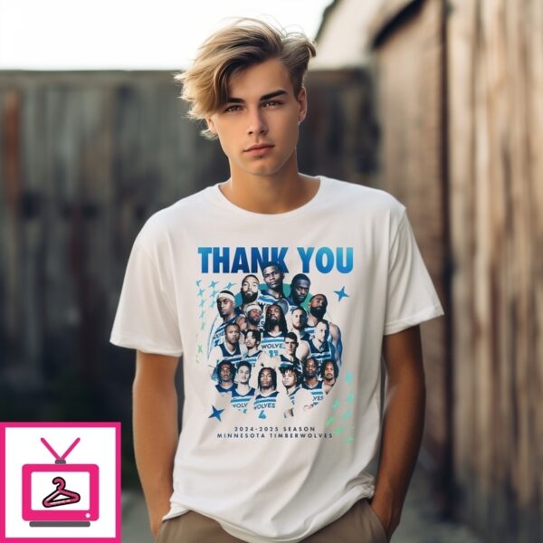 Thank You 2024-2025 Season Minnesota Timberwolves T-Shirt