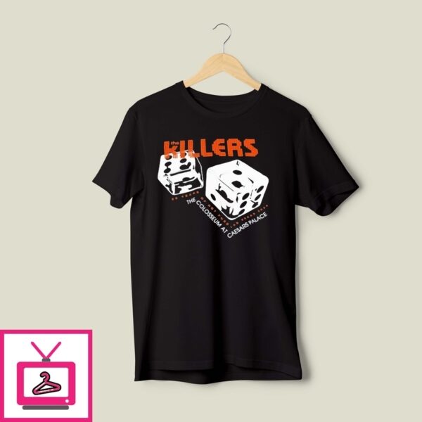 The Killers 20 Years Of Hot Fuss The Colosseum At Caesars Palace 20 Years Of Hot Fuss Las Vegas 2024 Dice T-shirt