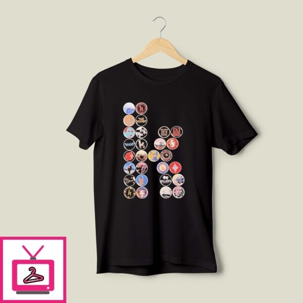 The Killers Celebrating 20 Years Of Hot Fuss The Colosseum Caesars Palace Poster T-Shirt
