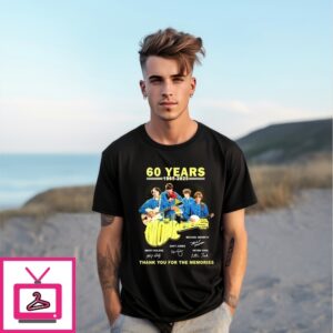 The Monkees 60 Years 1965 2025 Thank You For The Memories Signatures T-Shirt