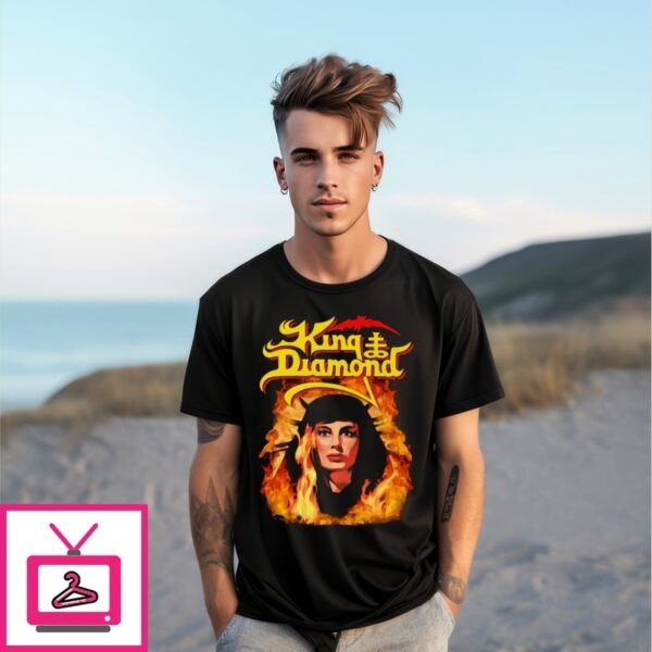 Tobias Forge Wearing Danish Heavy Metal Band King Diamond Album Fatal Portrait T-Shirt