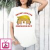 Trump Always Chickens Out Taco Icon Cry T-Shirt