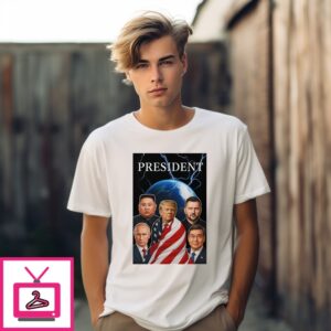 Trump Putin Zelenskyy Kim Jong-Un Xi Jinping Global Presidents T-Shirt