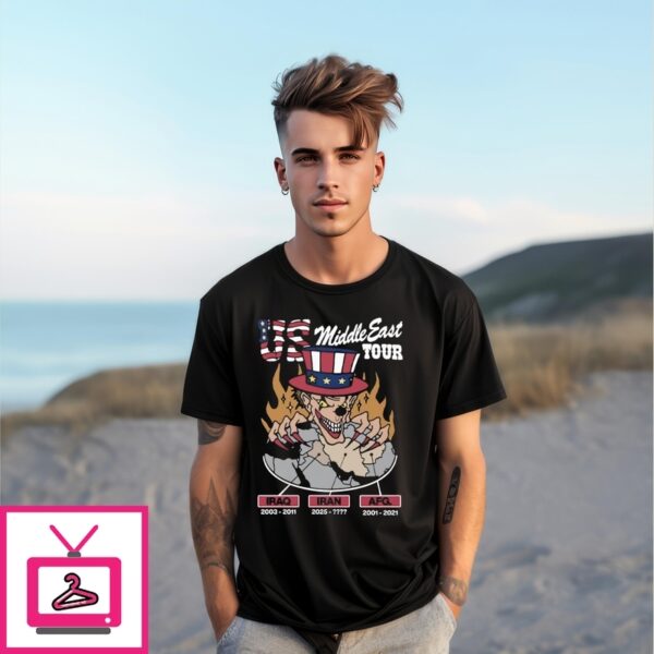 Us Middle East Tour Iraq Iran Afg T-Shirt