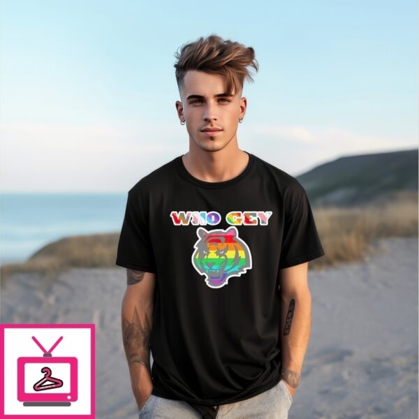 Who Gay Cincinnati Bengals Pride Lgbt T-Shirt