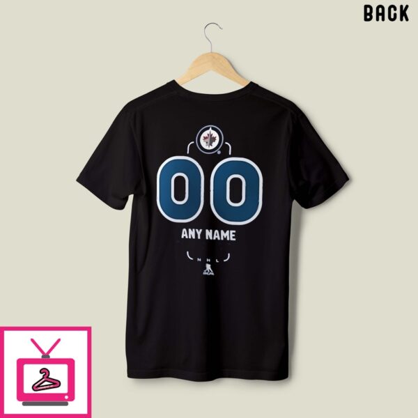 Winnipeg Jets Personalized Name & Number Midfielder T-Shirt