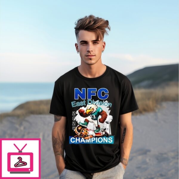 2024 Philadelphia Eagles Nfc Western Division Champions East Division T-Shirt