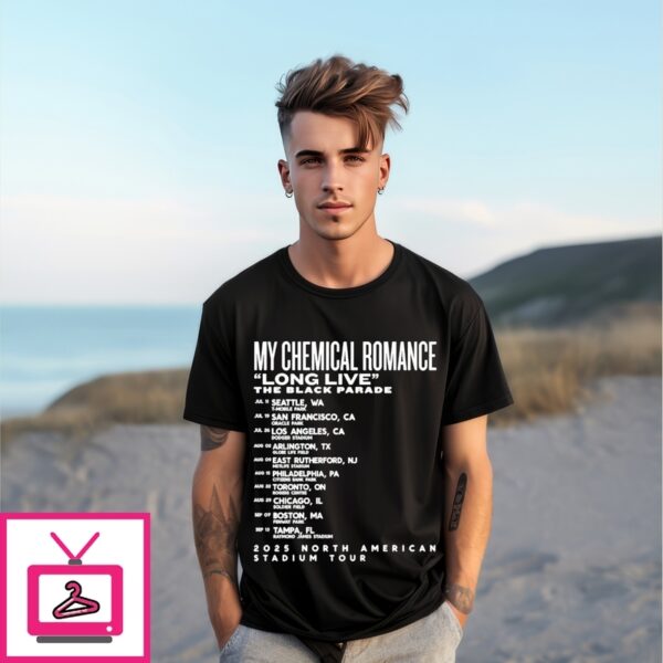 2025 My Chemical Romance Black Parade North American Stadium Tour T-Shirt