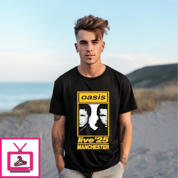 2025 Oasis Manchester Uk Concert T-Shirt