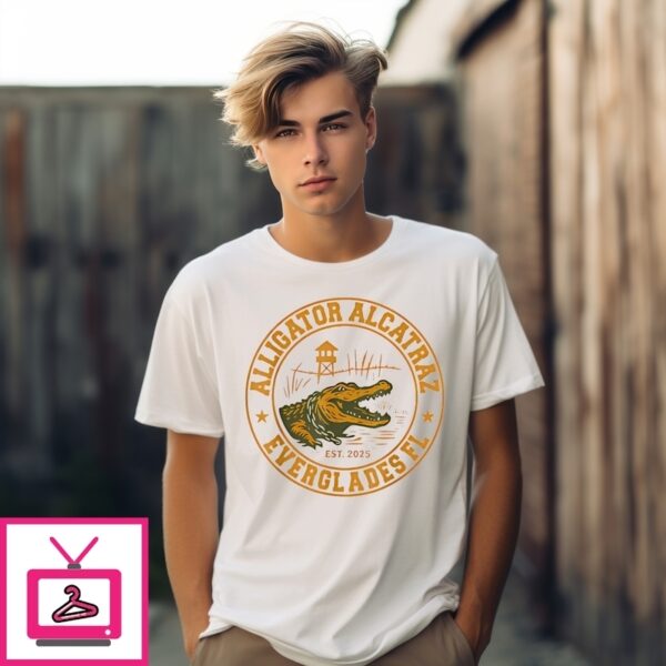 Alligator Alcatraz Everglades Fl Est 2025 T-Shirt