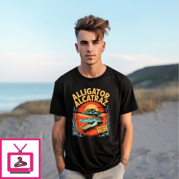 Alligator Alcatraz Restricted Area T-Shirt