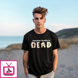 Antonin Scalia Is Dead Floral T-Shirt