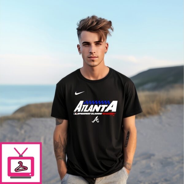 Atlanta Braves 2025 Speedway Classic Logo T-Shirt