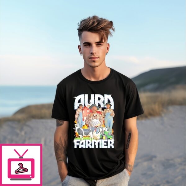 Aura Farmer Rap Graphic T-Shirt