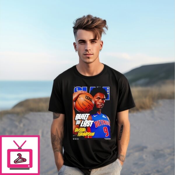 Ausar Thompson Detroit Pistons Built To Last Slam T-Shirt