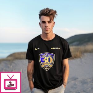 Baltimore Ravens 30Th Season Game T-Shirt