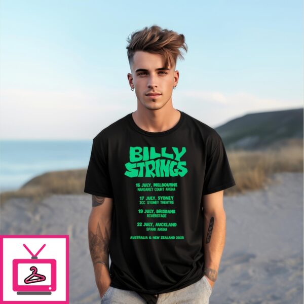 Billy Strings 2025 Tour Australia And New Zealand T-Shirt