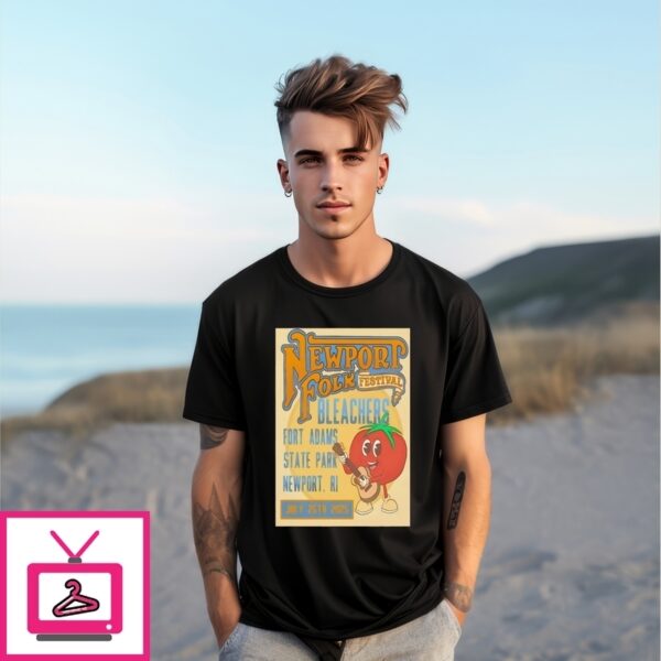 Bleachers Newport Folk Festival Jul 25 2025 In Newport Ri Poster T-Shirt