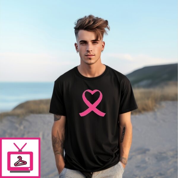 Cal State Long Beach Csulb Cancer Awareness Heart Shape T-Shirt