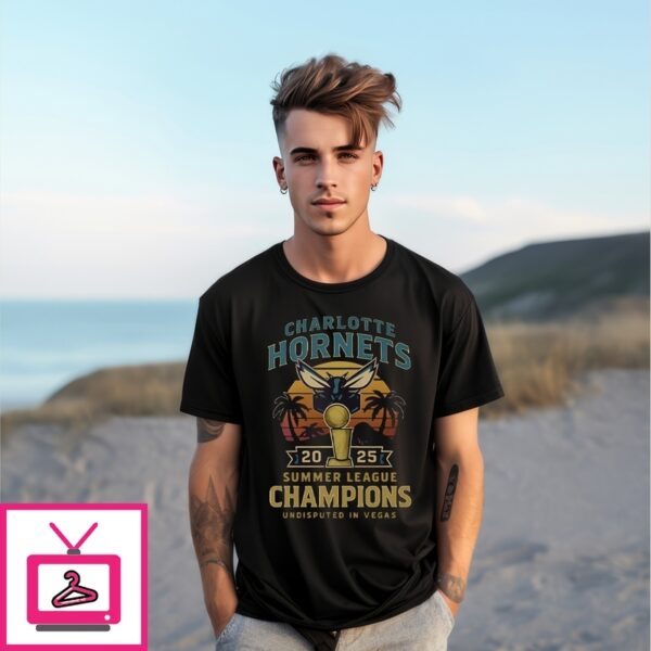 Charlotte Hornets 2025 Summer League Champions T-Shirt